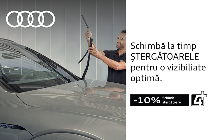 Audi - 10% reducere pentru vehiculele 4+