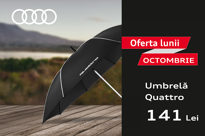 Umbrela Audi Quattro - Oferta Lunii Octombrie